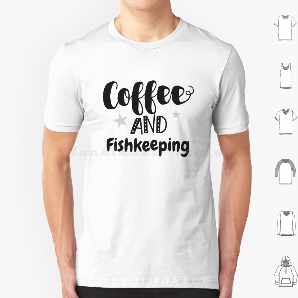 Aquarium Fish Big Size - Maglietta Coffee And Fish Keeping, taglia