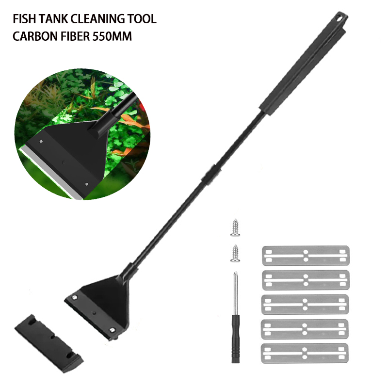 Algae Scraper Blade - Strumento per la Pulizia dell'Acquario, Raschietto