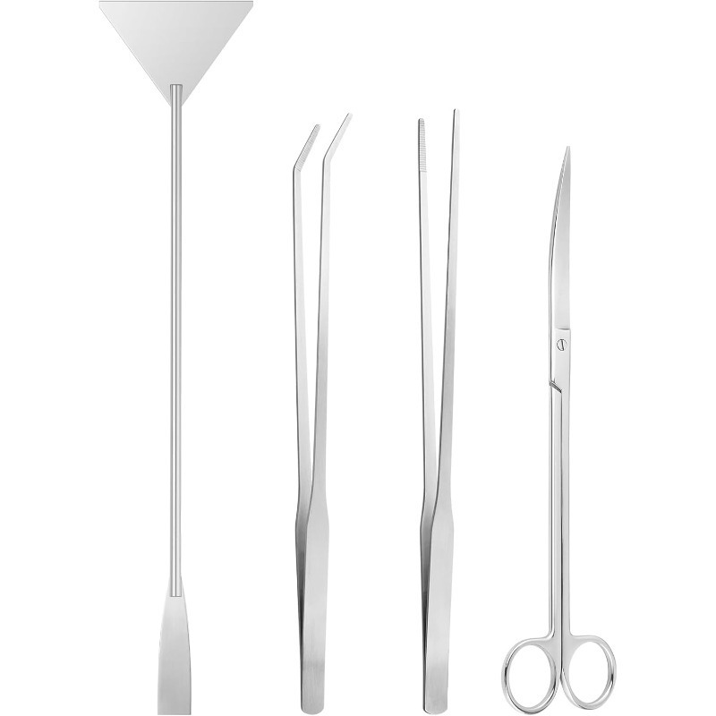 Algae Scraper Blade - Kit per Acquario e Terrario: Pinzette