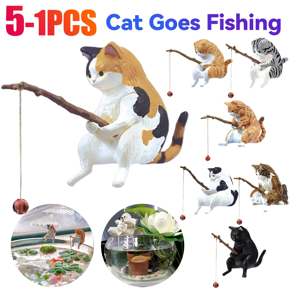1-5PCS Pesca Gatto Acquari Dec - Aquarium Fish Background recensione e prezzo