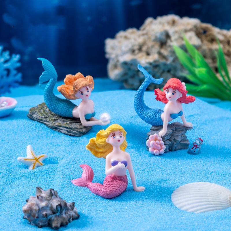 Set di 4 Ornamenti in Plastica - Aquarium Fish For Sale Online recensione e prezzo
