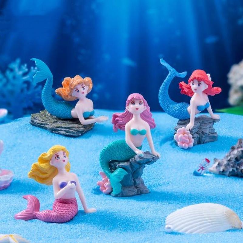 Set di 4 Ornamenti in Plastica - Aquarium Fish For Sale Online recensione e prezzo