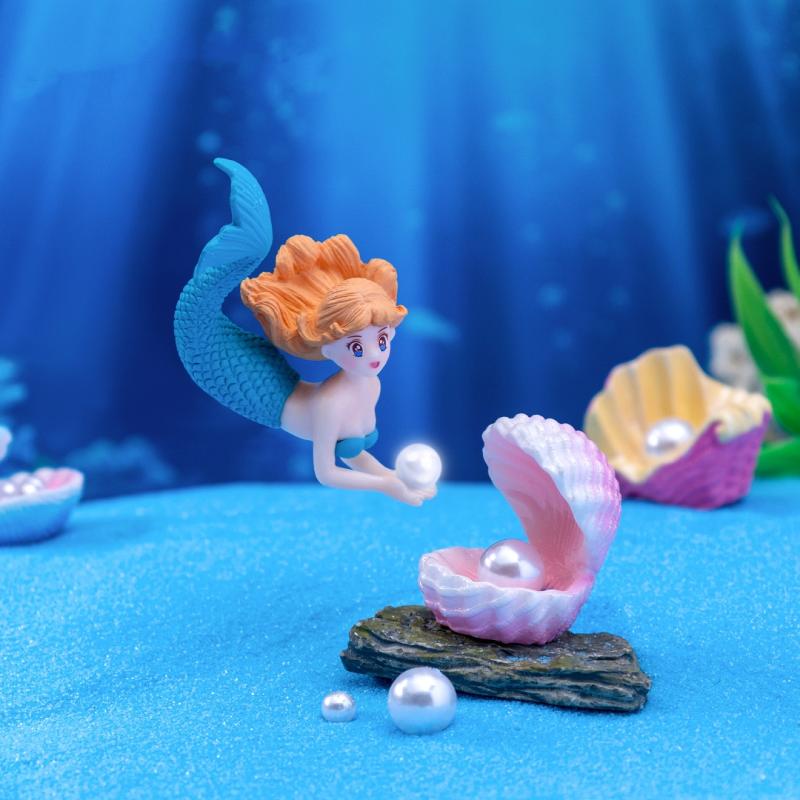 Set di 4 Ornamenti in Plastica - Aquarium Fish For Sale Online recensione e prezzo