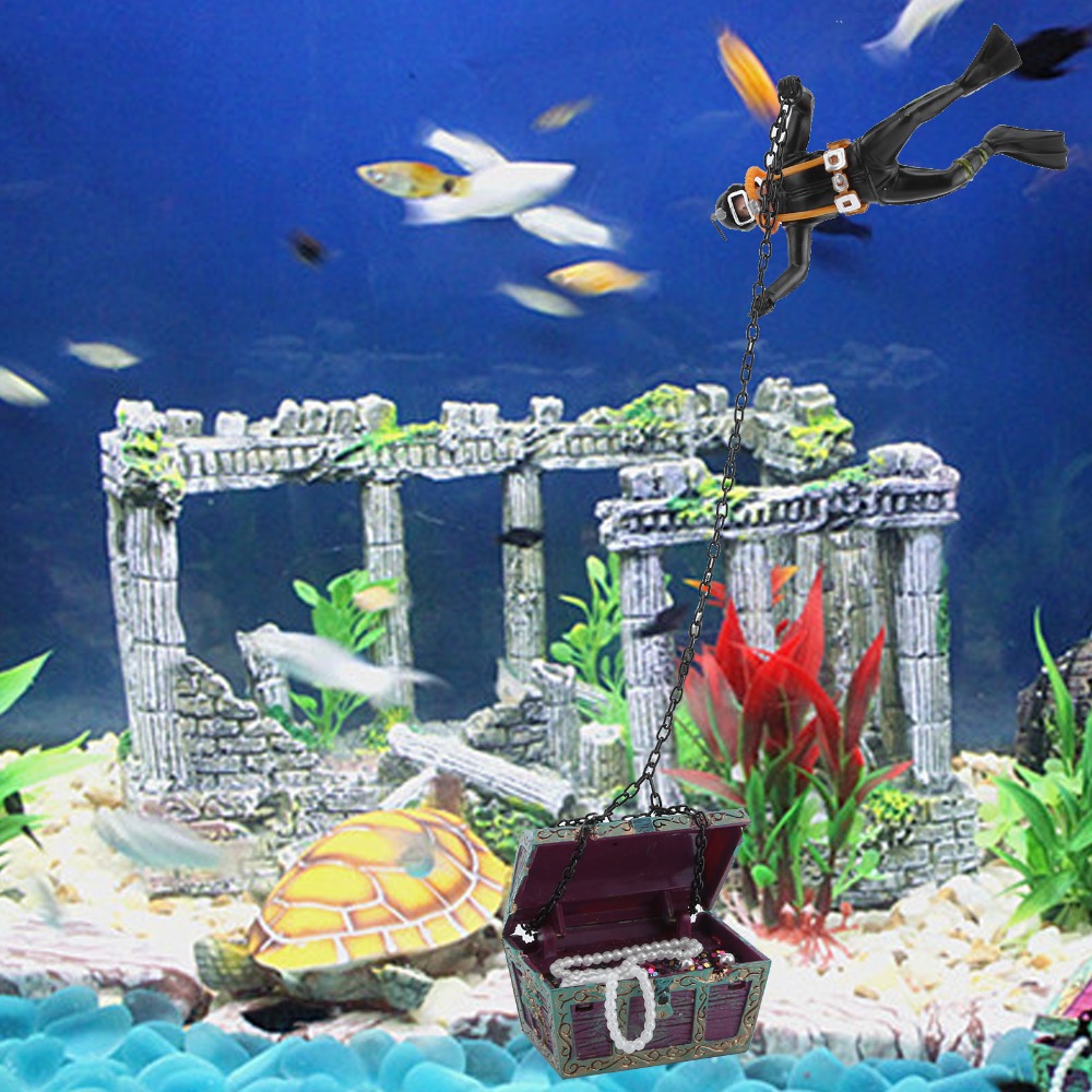 Ornamento per Acquario in Resi - Aquarium Fish Background recensione e prezzo